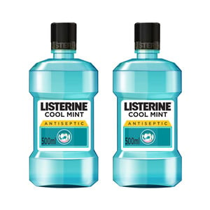 Listerine Coolmint Mouthwash 2 x 500ml