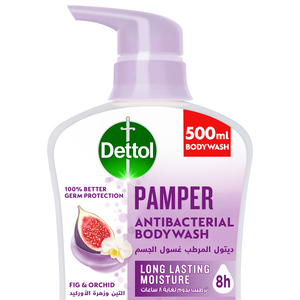 Dettol Pamper Shower Gel & Bodywash Fig & Orchid Fragrance 500 ml
