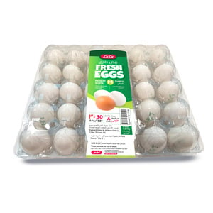 لولو بيض ابيض متوسط  ٣٠ حبة