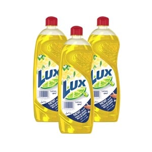 اشتري قم بشراء لوكس سائل غسيل الصحون برائحة الليمون عبوة اقتصادية 3 × 725 مل Online at Best Price من الموقع - من لولو هايبر ماركت Washing Up في الامارات