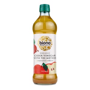 Buy Biona Organic Apple Cider Vinegar 500 ml Online at Best Price | Organic Food | Lulu KSA in Kuwait