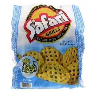 Safari Salt 'N' Vinegar Potato Grills  24 x 15 g