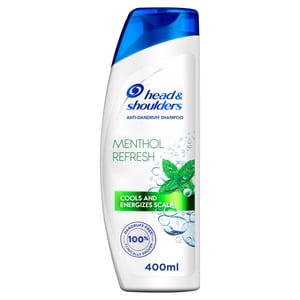 Head & Shoulders Menthol Refresh Anti-Dandruff Shampoo for Itchy Scalp 400 ml
