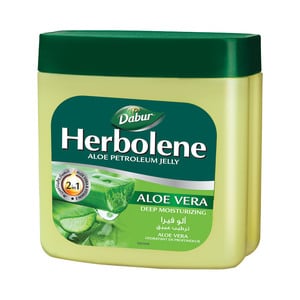 Dabur Herbolene Aloe Petroleum Jelly Enriched with Aloe Vera and Vitamin E 425 ml