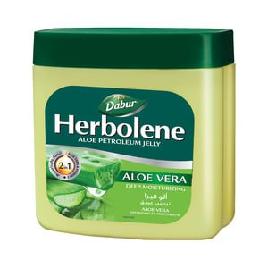 Buy Dabur Herbolene Aloe Petroleum Jelly Enriched with Aloe Vera and Vitamin E 115 ml Online at Best Price | Petroleum Jelly | Lulu KSA in Kuwait
