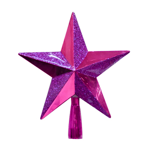 Party Fusion Xmas Decoration Tree Top Star SMA0025 Assorted