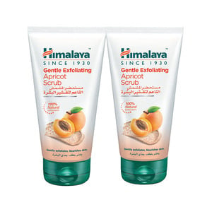 Buy Himalaya Gentle Exfoliating Apricot Scrub Value Pack 2 x 150 ml Online at Best Price | Facial Scrub | Lulu UAE in UAE