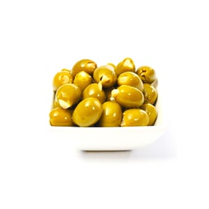 Turkish Green Olives With Garlic