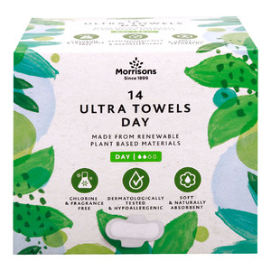 Morrisons Ultra Towels Day, 14 pcs