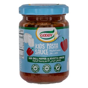 Goody Kids Pasta Sauce Red Bell Pepper & Ricotta Cheese 130 g