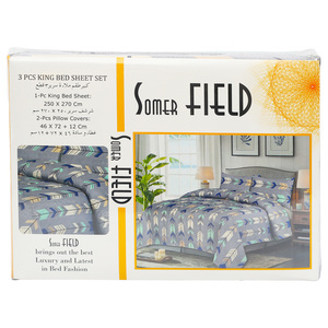Somer Field Bed Sheet Set 250 x 270cm Assorted