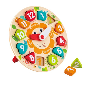 Hape Chunky Clock Puzzle Set for Kids, E1622