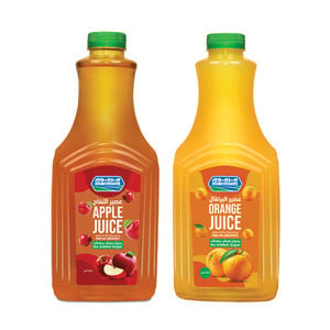 اشتري قم بشراء مرموم عصير تفاح بدون سكر مضاف 1.5 لتر + عصير برتقال 1.5 لتر Online at Best Price من الموقع - من لولو هايبر ماركت Fresh Juice Assorted في الامارات