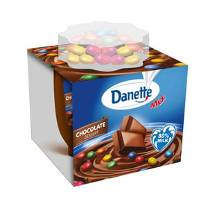 دانيت بالشوكولاتة مع حبيبات الحلوى 75 جم