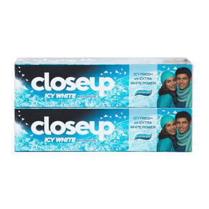 Closeup Icy White Winter Blast Toothpaste 2 x 75 ml