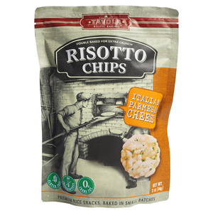 Risotto Chips Italian Parmesan Cheese Rice Snacks 84 g
