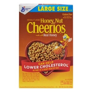 General Mills Gluten Free Honey Nut Cheerios Whole Grain Oat Cereal 436 g