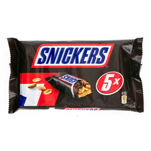 Snickers Chocolate Value Pack, 5 x 45 g