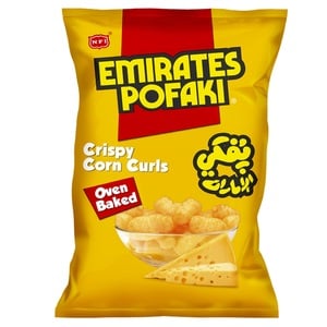 Emirates Pofaki Cheese Crispy Corn Curls 25 x 12 g