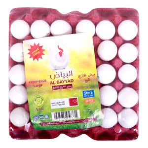 Al Bayaad Fresh Egg, Large, 30 pcs