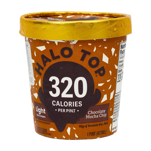 Halo Top Chocolate Mocha Chip Light Ice Cream 473 ml