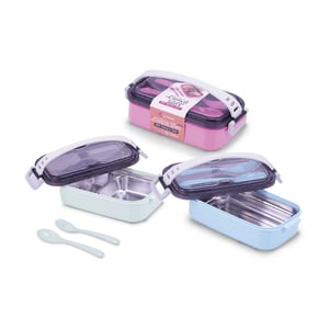 Elianware Stainless Steel Lunch Box E-2005 450ml Assorted Per Pc