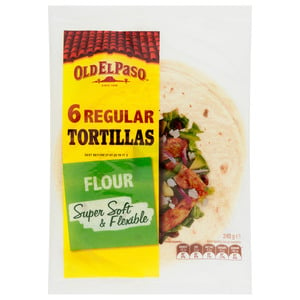Old El Paso 6 Regular Tortillas Soft And Flexible 240 g