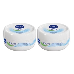 Buy Nivea Soft Cream Value Pack 2 x 200 ml Online at Best Price | General PurposeCream | Lulu UAE in Kuwait