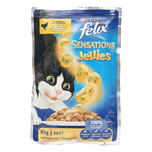 Purina Felix Sensations Jellies With Chicken & Spinach Flavors 85 g