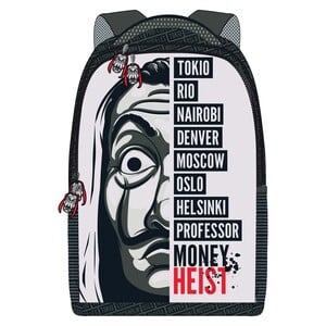 Money Heist Backpack 18 Inch LLBPMH02‬