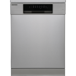 Daewoo Free Standing Dishwasher With 6 Washing Programs, Silver, DDW-Z1513S