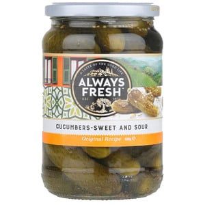 Always Fresh Cucumbers Sweet And Sour 680g
