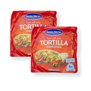 Santa Maria Original Super Soft Tortilla Wrap 2 x 371 g