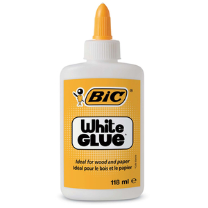 BIC White Glue 276 - Ideal for Wood and Paper  118ml