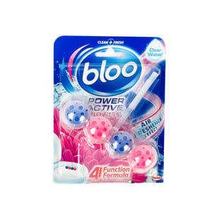 Bloo Toilet Rim Block Power Active Flowers 50 g