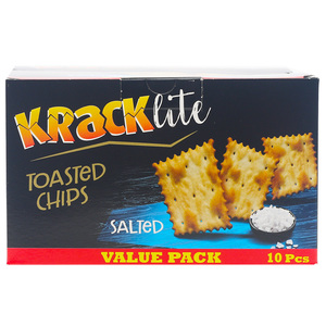Kracklite Salted Toasted Chips 10 x 26 g