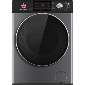 Hoover Front Load Washing Machine, 9 kg, 1400 RPM, Silver, HWM-S914ID-S