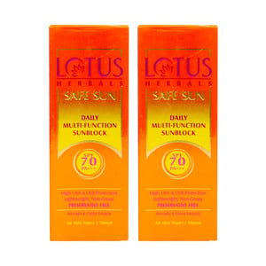 Lotus Safe Sun Daily Multi-Function Sunblock SPF 70 2 x 60 g