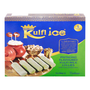 Tubzee Pistachio Kulfi Milk Ice Lollies 5 x 70 ml