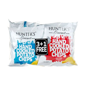 Hunter's Gourmet Hand Cooked Potato Chips 40 g 3+1