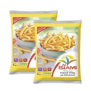 اشتري قم بشراء Al Islami French Fries 2 x 1 kg Online at Best Price من الموقع - من لولو هايبر ماركت French Fries في الامارات
