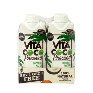 Buy Vita Coco Pressed Coconut Water 330 ml 1+1 Online at Best Price | Fruit Drink Tetra | Lulu UAE in UAE