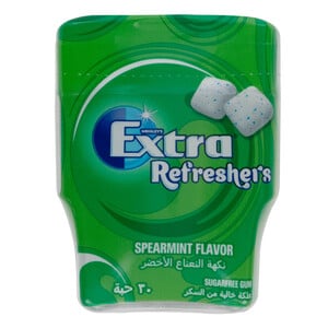 Wrigley's Sugar Free Extra Refreshers Spearmint Flavor Chewing Gum 30 pcs 67 g