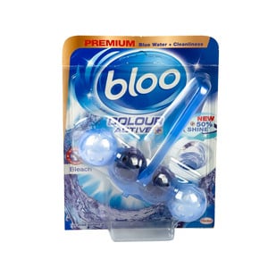 Bloo Toilet Rim Block Color Active Bleach, 50 g