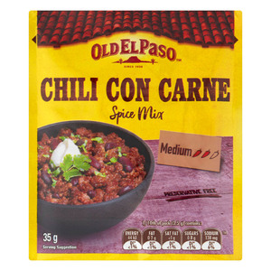 Old El Paso Chili Con Carne Spice Mix Med 35 g