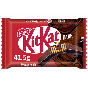 Buy Nestle KitKat 4 Finger Dark Chocolate Wafer 41.5 g Online at Best Price | Covrd Choco.Bars&Tab | Lulu UAE in UAE