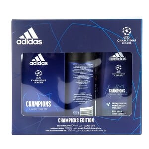 Adidas Champion League EDT 100 ml + Deo Spray 150 ml + Shower Gel 250 ml