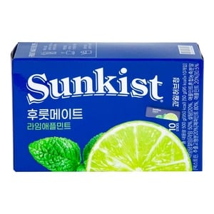 اشتري قم بشراء Sunkist Fruit Mate Lime Apple Mint 10 pcs 500 g Online at Best Price من الموقع - من لولو هايبر ماركت Other Canned Fruits في الامارات