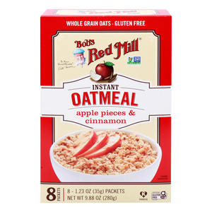 Bob's Red Mill Instant Oatmeal, Apple and Cinnamon, 280 g