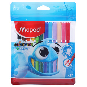 Maped Felt Pen 12 Colors MD-845720